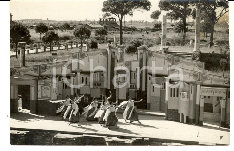 1938 Teatro OSTIA ANTICA "Aulularia" di Plauto - Coreografia di Tusnelda RISSO 