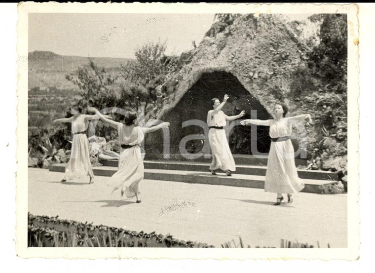 1940 ca SICILIA (?) DANZA Una coreografia di Tusnelda RISSO *Foto 13x9 cm