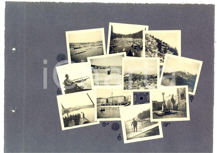 1923 ZARA - FIUME - ISTRIA - CARSO - Viaggio C.A.I.  Lombardia *Collage 11 foto