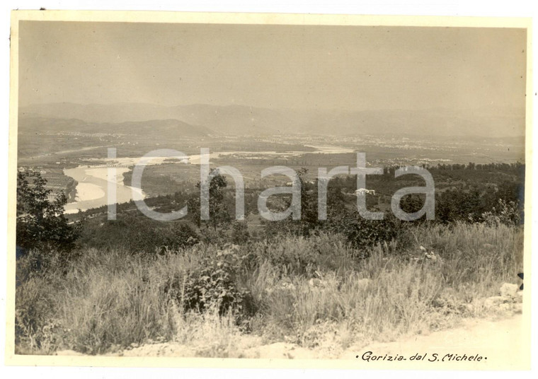 1923 GORIZIA Veduta della città dal Monte San Michele *Foto MARIANI 17x12 cm