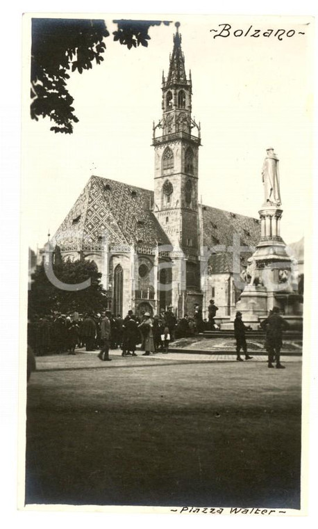1919 BOLZANO Gita Nazionale TOURING CLUB - Piazza Walther *Foto 7x12