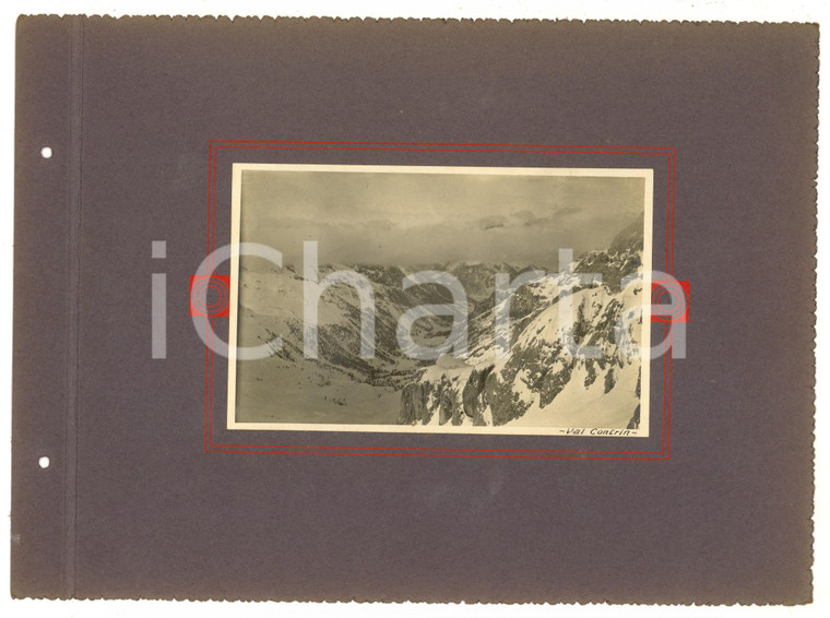 1916 DOLOMITI/ VAL CONTRIN Veduta panoramica - Foto ARTISTICA