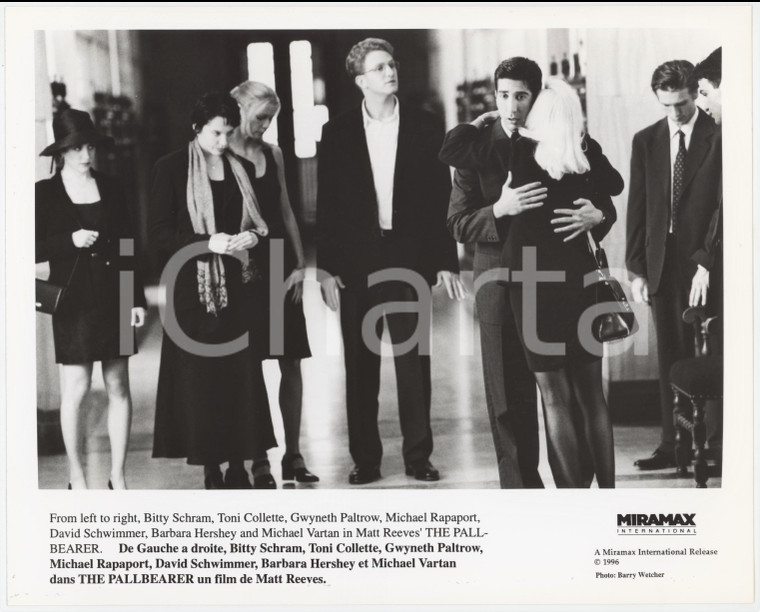 1996 THE PALLBEARER David SCHWIMMER Barbara HERSHEY Bitty SCHRAM Foto 25x20 cm