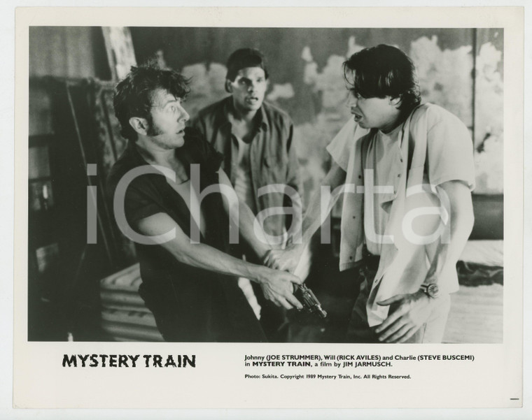 1989 MYSTERY TRAIN Joe STRUMMER Rick AVILES Steve BUSCEMI Foto 25x20 cm