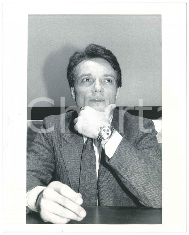 1990 ca MUSICA ITALIA - Massimo RANIERI Ritratto del cantante - Foto 20x25 cm