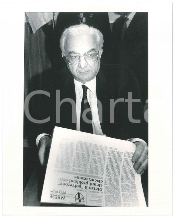 1985 ca PARTITO SOCIALISTA ITALIANO Antonio RUBERTI Politico PSI Foto 25x20 (6)