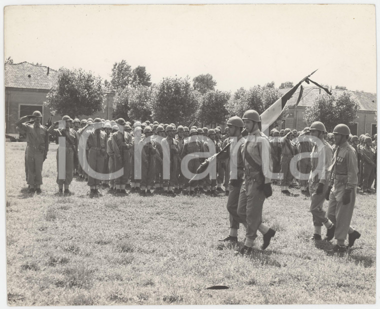 1955 ca AREA DI PADOVA - ESERCITO ITALIANO Dimostrazione militare Foto 22x18 (1)