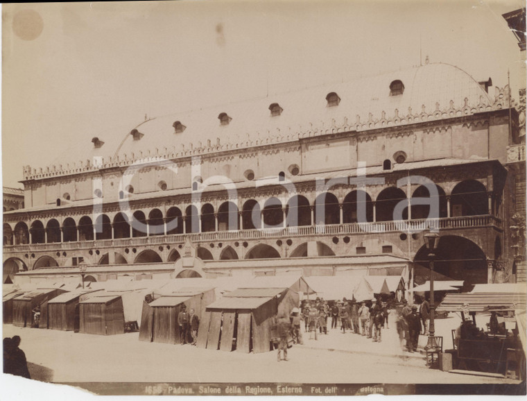 1900 ca PADOVA Piazza dei Mercanti - Palazzo della Ragione - Foto dell'Emilia