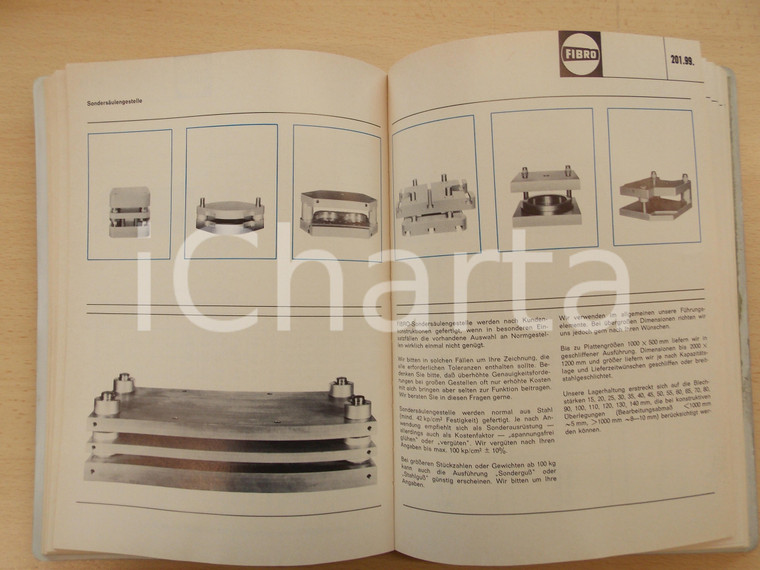 1969 FISCHER-BRODBECK Gmbh - Catalogo FIBRO-Werkzeugbau-Normalien ILLUSTRATO