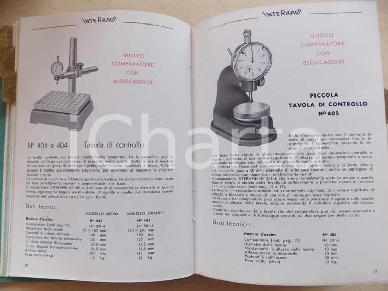 1950 ca MILANO Fratelli GIANINI Strumenti di misura e controllo *Catalogo 150 pp