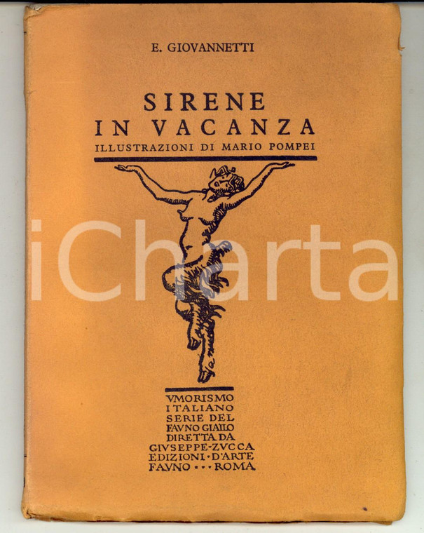 1927 E. GIOVANNETTI Sirene in vacanza *Ed. d'arte FAUNO ROMA ill. Mario POMPEI