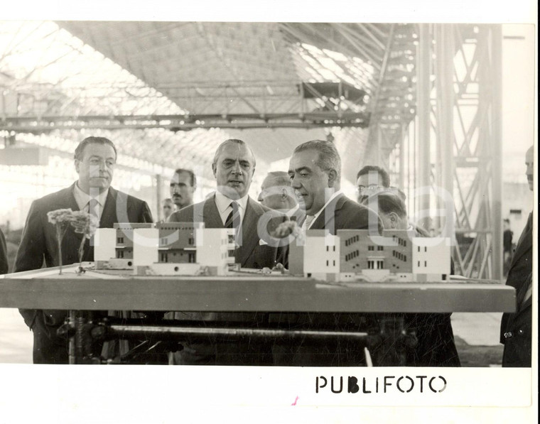 1953 TORRE ANNUNZIATA Pietro CAMPILLI visita gli stabilimenti DALMINE *Foto