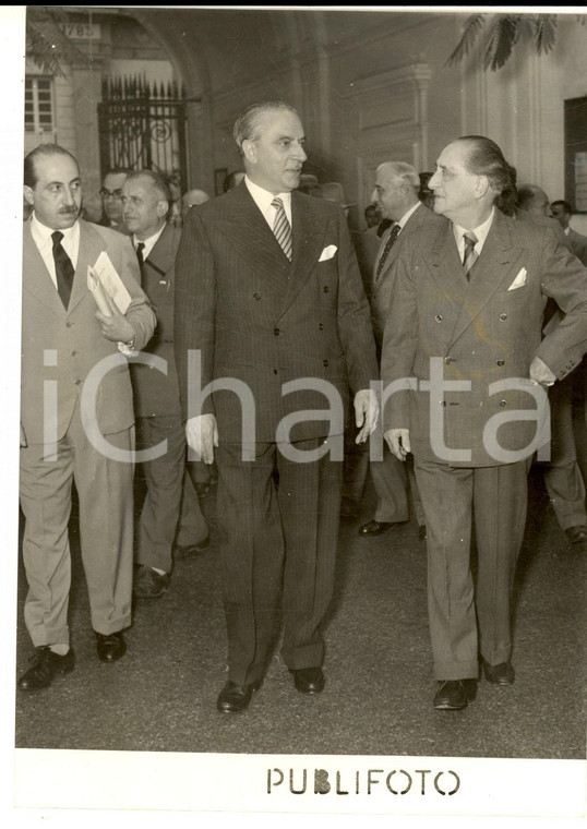 1953 CASTELLAMMARE DI STABIA Pietro CAMPILLI al Simposium Idrologico - Foto