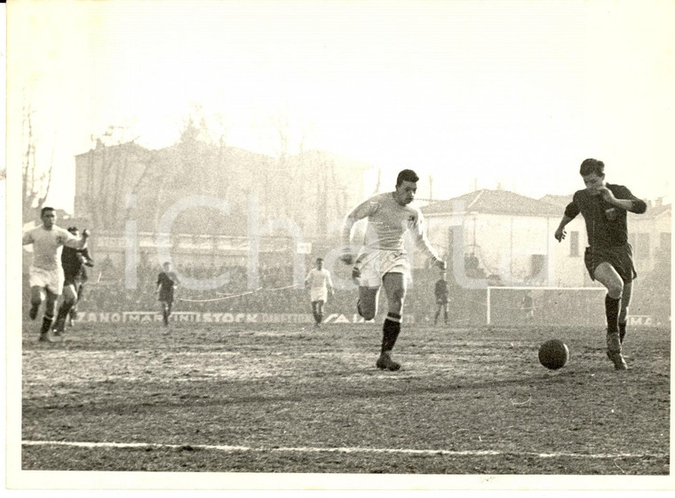 1961 CALCIO SERIE B VENEZIA-GENOA Un'azione in partita *Fotografia 18x13 cm