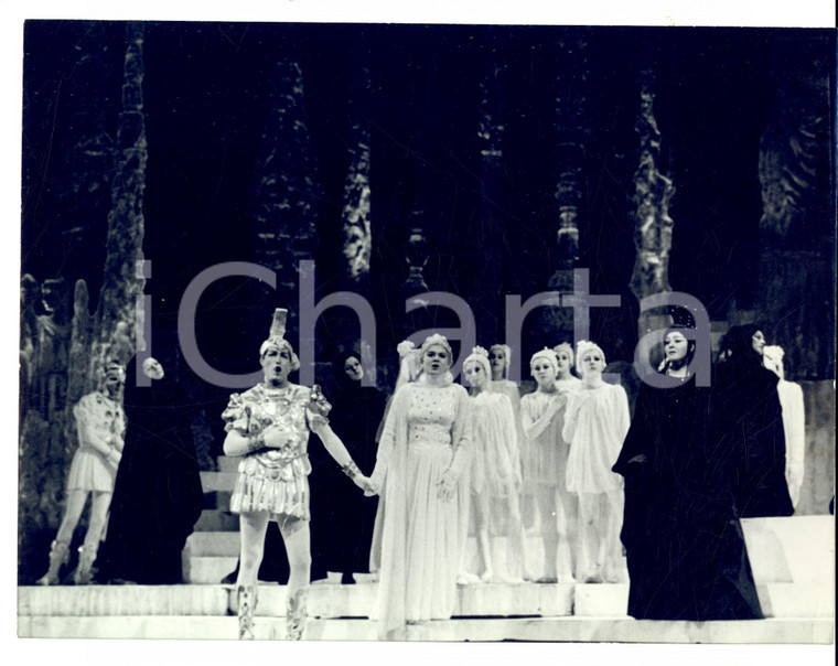 1966 MILANO TEATRO ALLA SCALA Una scena dell'OLIMPIA di SPONTINI *Foto 18x24