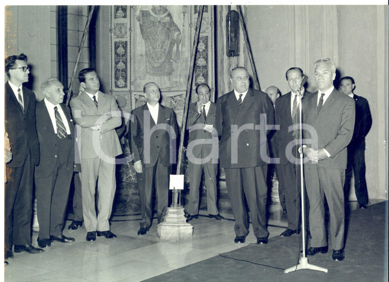 1965 MILANO I delegati della conferenza sul disarmo *Fotografia 24x18 cm