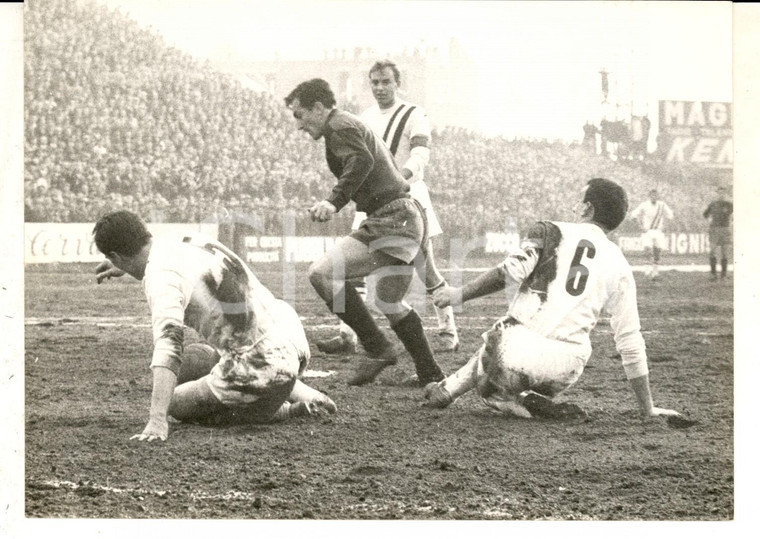 1961 CALCIO SERIE B REGGIANA-GENOA Gastone BEAN in azione *Fotografia 18x13