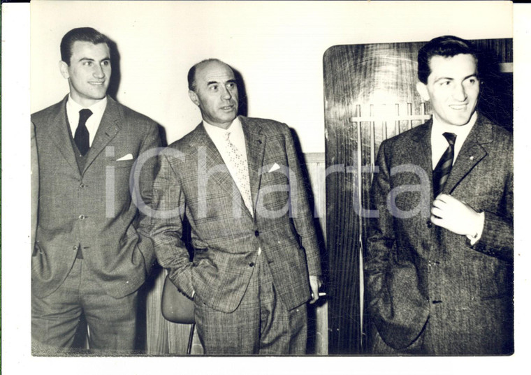 1959 CALCIO NAZIONALE Paolo BARISON Gastone BEAN Giovanni FERRARI *Foto 18x13