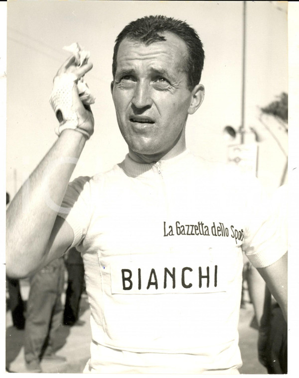 1965 CICLISMO GIRO D'ITALIA PALERMO La maglia rosa Bruno MEALLI *Foto 18x24