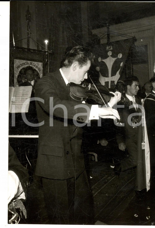 1960 ca GENOVA Concerto di musica classica durante una cerimonia pubblica *Foto