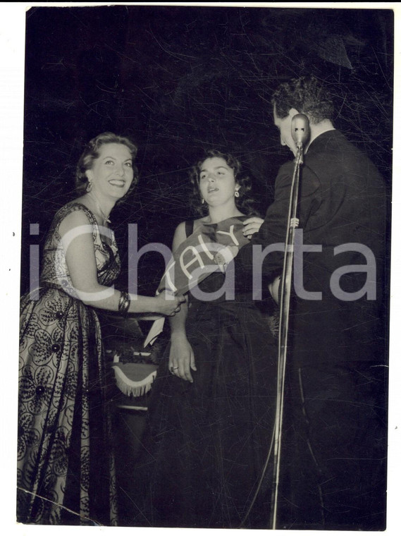 1955 PALERMO Franca INCORVAIA eletta candidata italiana a MISS MONDO *Foto 13x18