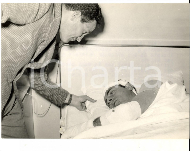 1959 SPINETTA MARENGO (AL) Fausto COPPI in ospedale dopo un incidente *Foto