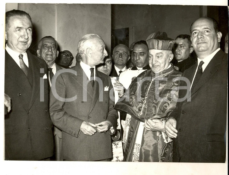 1959 ROMA ESTERI FARNESINA Antonio SEGNI all'inaugurazione della sede *Foto