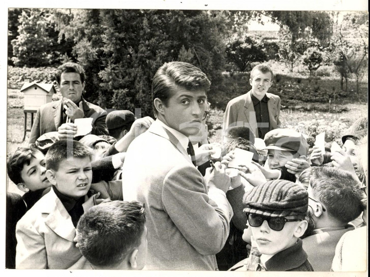 1962 VERBANIA PALLANZA Tony RENIS idolo dei ragazzini *Fotografia 18x13 cm