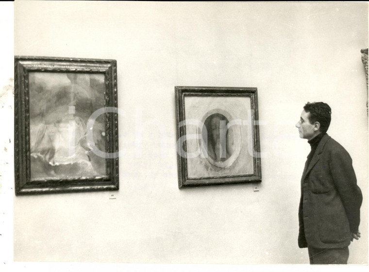 1962 VENEZIA 31^ Biennale d'Arte - Pittore Guido CHITI in visita *Foto 18x14 cm