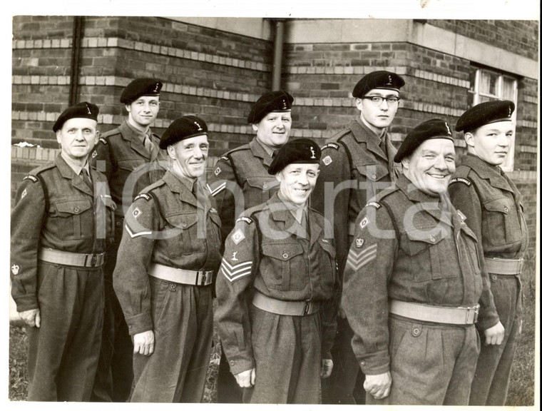 1960 LIVERPOOL Fathers and sons serving in 42nd Lancashire Signals *Photo 20x15