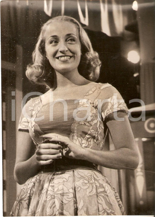 1957 LASCIA O RADDOPPIA Nicoletta RICCI Ritratto della concorrente *Foto 13x18