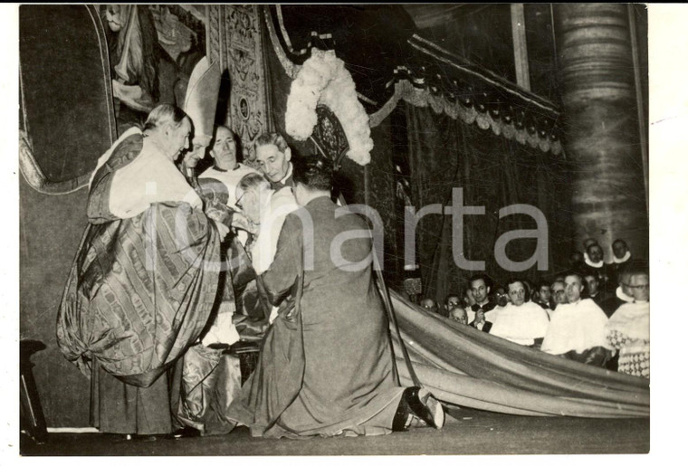 1959 ROMA I nuovi cardinali rendono omaggio a papa Giovanni XXIII *Foto 18x13