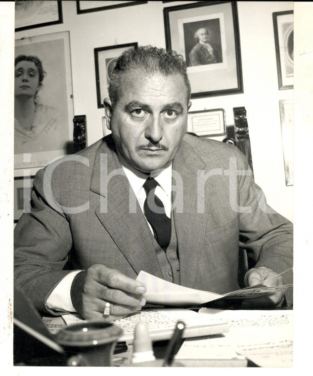1972 MILANO Paolo GRASSI nominato sovrintendente del TEATRO ALLA SCALA *Foto