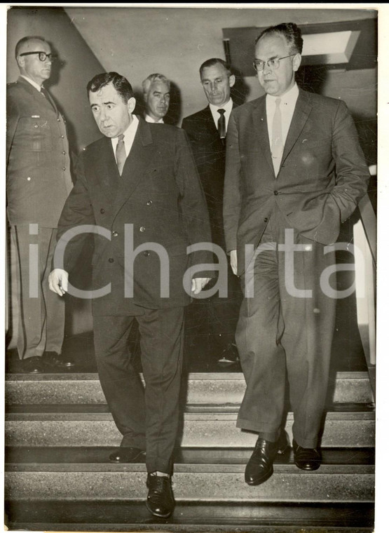 1960 NEW YORK Andrej GROMYKO arriva al Consiglio di Sicurezza ONU *Foto 13x18