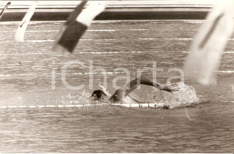 1959 GENOVA Campionati di nuoto Paolo GALLETTI Gara 400 mt stile libero Foto