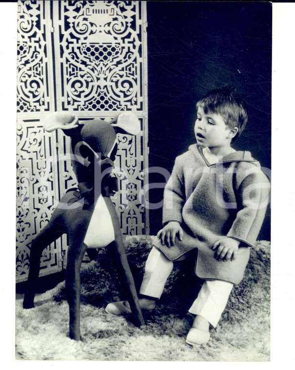 1961 PARIS MODE ENFANTS La gandoura en laine pour les petits *Photo 13x18 cm