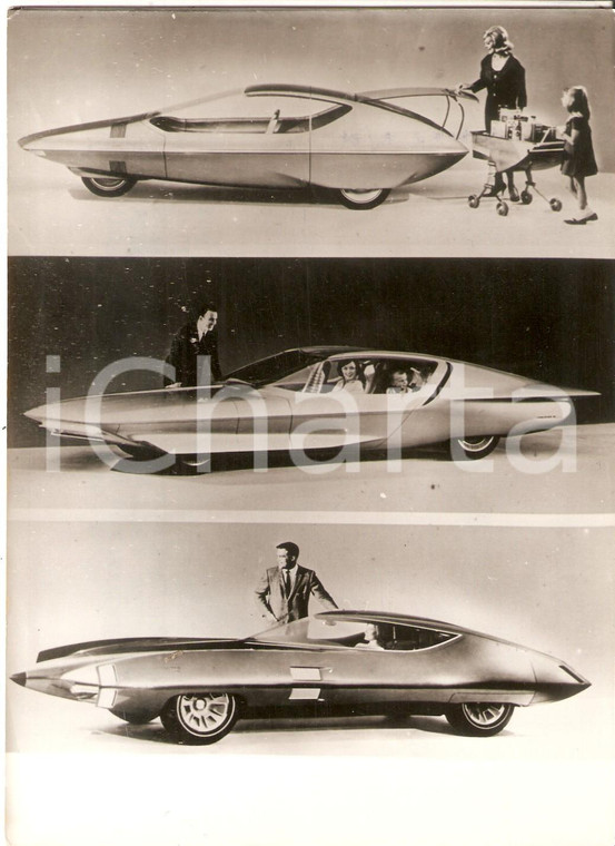 1964 NEW YORK WORLD'S FAIR General Motors GM Prototipi RUNABOUT GM-X GM-S *Foto