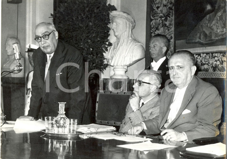 1957 ROMA Assemblea delle Casse di Risparmio - Discorso Umberto TUPINI *Foto