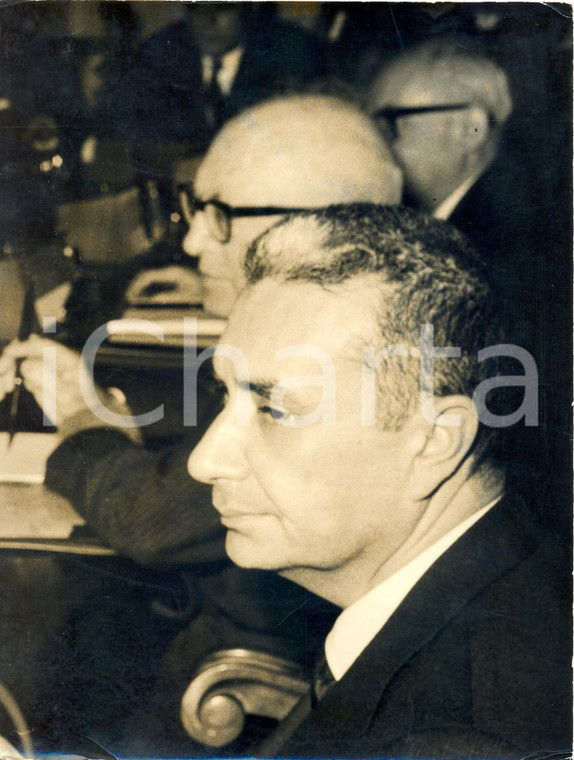 1963 ROMA PALAZZO CHIGI - Aldo MORO al Consiglio dei Ministri del nuovo Governo