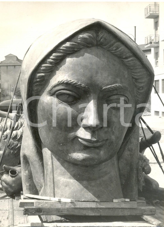 1958 MILANO Vergine di Narciso CASSINO parte per Santuario Madonna Guardia