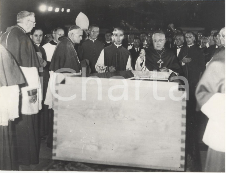 1958 VATICANO - SAN PIETRO Tumulazione del pontefice PIO XII *Foto 18x13