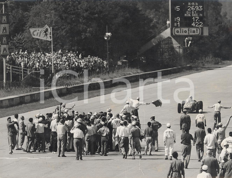 1958 500 MIGLIA DI MONZA Jim RATHMANN vince su Epperly Indy Roadster *Foto 18x13