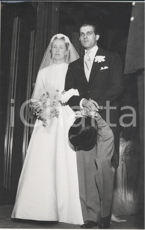 1953 MILANO SAN BABILA Matrimonio di Giulia Maria CRESPI Marco PARAVICINI *Foto