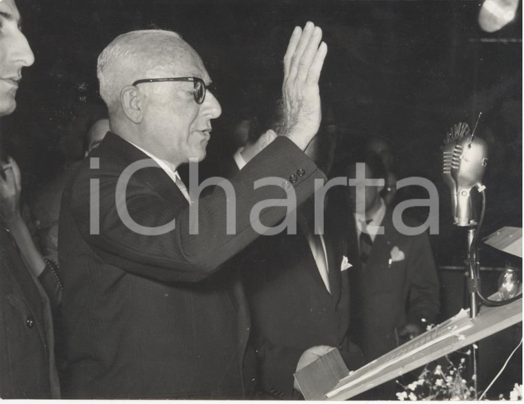 1953 ROMA PARTITO MONARCHICO Achille LAURO chiude la campagna elettorale *Foto 