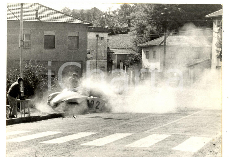 1955 ca ITALIA AUTOMOBILISMO Un incidente in gara *Foto reportage 24x18 cm