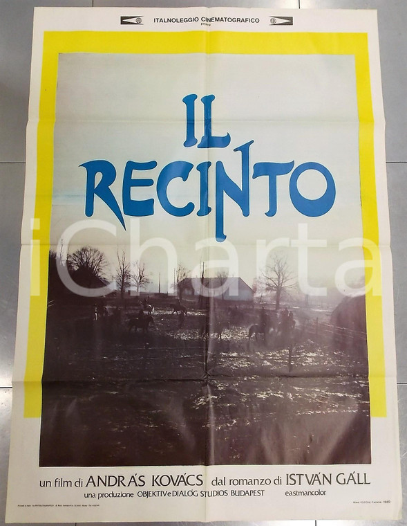1978 IL RECINTO Stud farm - András KOVACS József MADARAS *Manifesto 100x140 cm