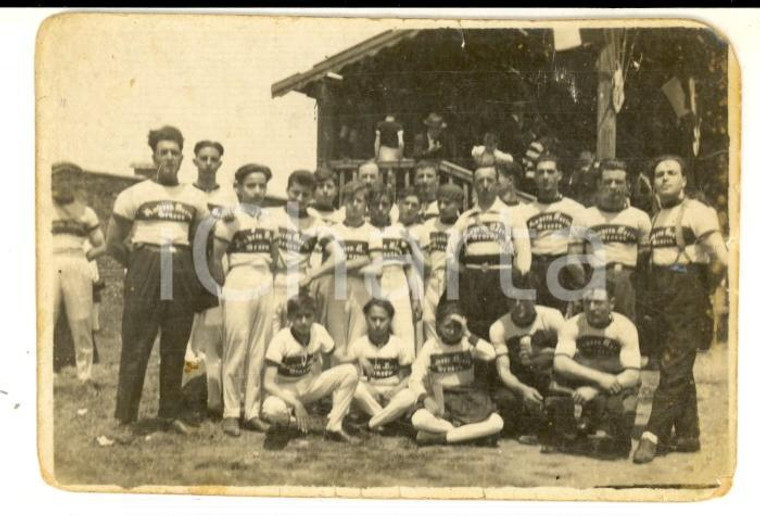 1920 ca Società ANDREA DORIA - GENOVA - Squadra a riposo - Foto RARA 9x6