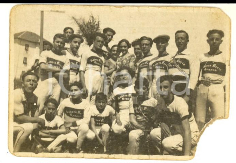 1920 ca Società ANDREA DORIA - GENOVA - La squadra *Foto DANNEGGIATA 9x6 cm