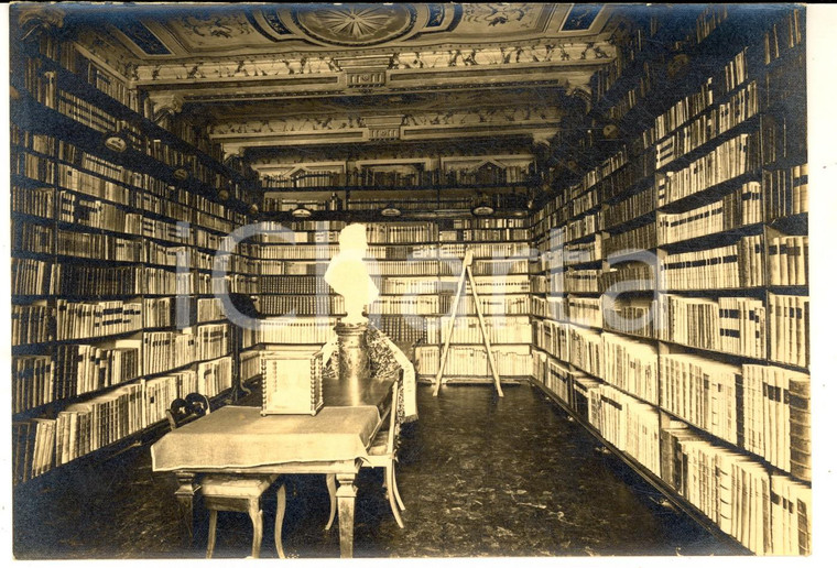 1939 RECANATI Palazzo LEOPARDI - Seconda sala della biblioteca - Foto 17x12 cm