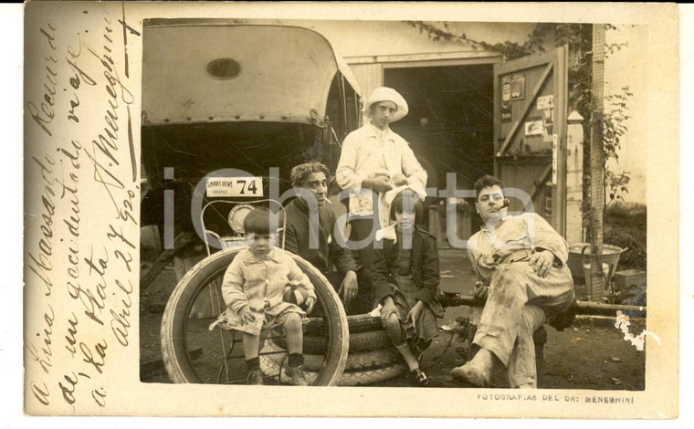 1920 Area di QUILMES (ARGENTINA) Dr. Silvio MENEGHINI in gita con l'auto - Foto